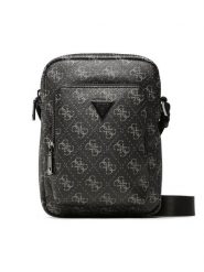 Guess Saszetka Vezzola Smart HMEVZL P3163 Czarny. Czarne saszetki i nerki Guess, z aplikacjami, ze skóry. Za 429.99 zł.
