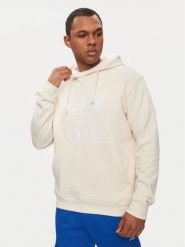 Adidas Bluza adicolor Classics Trefoil IM9408 Écru Regular Fit. Bluzy Adidas, m, bez wzorów, z bawełny, bez kaptura. Za 169.99 zł.