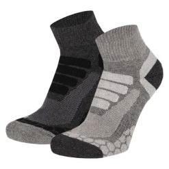 Skarpety turystyczne Quarter 2 par Multi Szare. Szare skarpety XTREME SOCKSWEAR, bez wzorów. Za 112.80 zł.