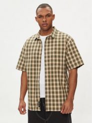 Vans Koszula Hadley Ss Woven VN000G76 Écru Regular Fit. Koszule Vans, m, bez wzorów, z bawełny, bez kołnierzyka, bez ramiączek. Za 149.99 zł.