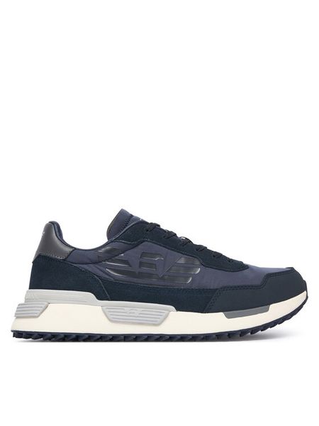 EA7 Emporio Armani Sneakersy 7X000874 AF28089 MB784 Granatowy. Niebieskie buty sportowe casual EA7 Emporio Armani, bez wzorów, ze skóry, bez zapięcia. Za 864.99 zł.
