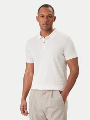 JOOP! Polo Jorge 30101934 Écru Slim Fit. Koszulki polo JOOP!, l, bez wzorów, z bawełny, bez kołnierzyka, bez ramiączek. Za 479.99 zł.
