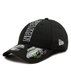 Czapka z daszkiem New Era. Czarne czapki z daszkiem New Era, bez wzorów. Za 99.99 zł.