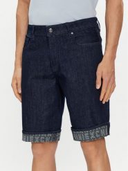 Armani Exchange Szorty jeansowe 3DZJ65 Z1XKZ 25FR Niebieski Regular Fit. Niebieskie szorty Armani Exchange, m, bez wzorów, z bawełny. Za 939.99 zł.