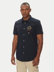 Aeronautica Militare Koszula 251CA1285CT3288 Granatowy Regular Fit. Niebieskie koszule Aeronautica Militare, m, bez wzorów, z bawełny, bez kołnierzyka, bez ramiączek. Za 479.99 zł.