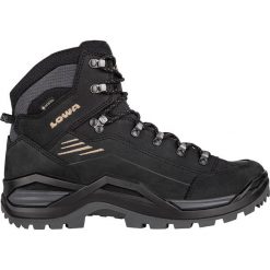 Buty trekkingowe męskie Lowa Renegade Evo Mid Gtx. Czarne buty trekkingowe Lowa, bez wzorów, z materiału, za kostkę, bez zapięcia. Za 1,119.00 zł.