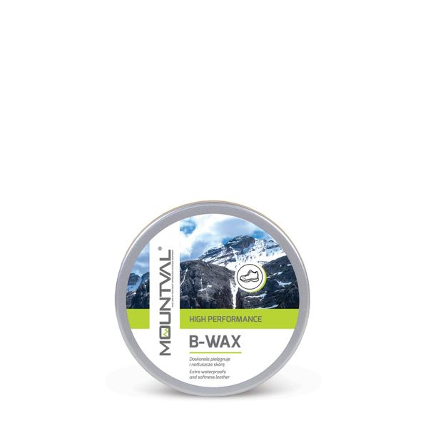 Woskowa pasta do obuwia Mountval B-Wax. Buty trekkingowe MOUNTVAL, bez wzorów, bez zapięcia. Za 29.99 zł.