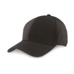 Czapka z daszkiem Result Flexfit Fitted. Czarne czapki z daszkiem RESULT, bez wzorów, z bawełny. Za 53.55 zł.