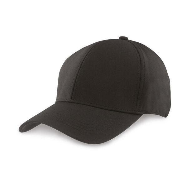 Czapka z daszkiem Result Flexfit Fitted. Czarne czapki z daszkiem RESULT, bez wzorów, z bawełny. Za 53.55 zł.