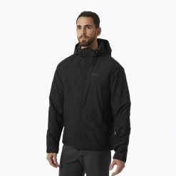 Kurtka zimowa męska Helly Hansen Banff Insulated. Czarne kurtki Helly Hansen, na zimę, m, bez wzorów, bez kaptura. Za 529.99 zł.