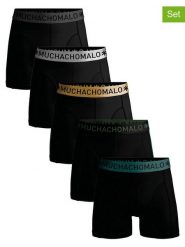 Muchachomalo Bokserki (5 par) w kolorze czarnym rozmiar: XXL. Czarne bokserki MUCHACHOMALO, xxl, bez wzorów. Za 137.45 zł.