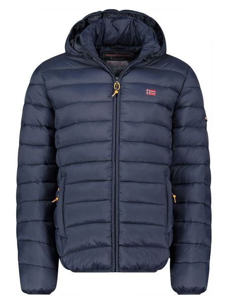 Geographical Norway Kurtka pikowana w kolorze granatowym rozmiar: XXL. Niebieskie kurtki Geographical Norway, xxl, bez wzorów, bez kaptura. Za 130.81 zł.