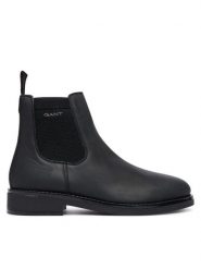 Gant Sztyblety 33651491 Czarny. Czarne botki sznurowane GANT, bez wzorów, z nubiku, bez obcasa, bez zapięcia. Za 819.99 zł.