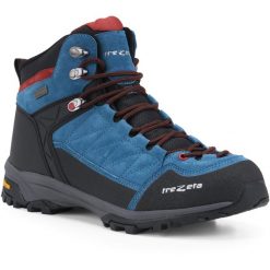 Buty trekkingowe męskie TREZETA Argo z membraną WP. Czarne buty trekkingowe TREZETA, bez wzorów, bez zapięcia, trekkingowe. Za 599.90 zł.