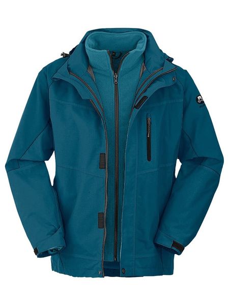 Maul Sport Kurtka funkcyjna 3w1 "Fürstenfeld II" w kolorze morskim rozmiar: 66. Niebieskie kurtki outdoor i hardshell Maul Sport, bez wzorów, z materiału, bez kaptura. Za 565.99 zł.