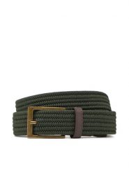 Barbour Pasek Męski Nevis MAC0443OL71 Zielony. Zielone paski Barbour, bez wzorów, z materiału. Za 139.99 zł.
