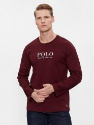 Polo Ralph Lauren Koszulka piżamowa 714899614009 Czerwony Regular Fit. Czerwone koszulki polo sportowe Polo Ralph Lauren, m, bez wzorów, z bawełny, bez ramiączek. Za 209.99 zł.