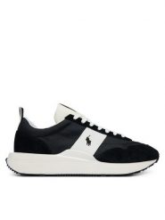 Polo Ralph Lauren Sneakersy 809P13090003 Czarny. Czarne buty sportowe casual Polo Ralph Lauren, bez wzorów, ze skóry, bez zapięcia. Za 689.99 zł.