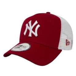 Czapka Z Daszkiem Unisex Dla Dorosłych MLB League New York Yankees. Czerwone czapki z daszkiem New Era, bez wzorów. Za 181.99 zł.
