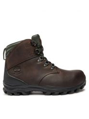 Timberland Trzewiki Halbhoher Chillberg Snow Boot TB1A64N89311 Brązowy. Brązowe botki sznurowane Timberland, bez wzorów, z nubiku, bez obcasa, bez zapięcia. Za 749.99 zł.