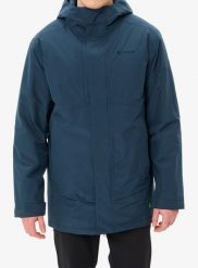 Kurtka ocieplana męska Vaude Rosemoor Padded Parka. Niebieskie kurtki Vaude, na zimę, l, bez wzorów, bez kaptura. Za 732.59 zł.
