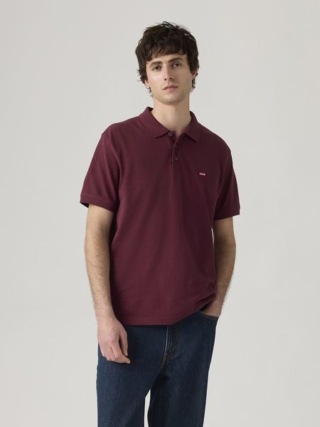 Levi's Koszulka polo w kolorze czerwonym rozmiar: M. Czerwone koszulki polo Levi's®, m, bez wzorów, z bawełny, bez kołnierzyka, bez ramiączek. Za 82.95 zł.