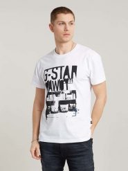 G-Star Koszulka w kolorze białym rozmiar: L. Białe bezrękawniki G-Star, l, bez wzorów, z bawełny, bez kołnierzyka, bez ramiączek. Za 119.40 zł.