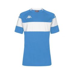 Jersey Kappa Dareto. Białe t-shirty sportowe Kappa, bez wzorów, z jersey, bez ramiączek, do piłki nożnej. W wyprzedaży za 82.95 zł.