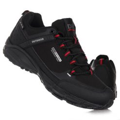 Buty męskie turystyczne trekkingowe DK PREDATOR SOFTSHELL. Czarne buty trekkingowe DK, bez wzorów, z softshellu, bez zapięcia, trekkingowe. Za 169.00 zł.