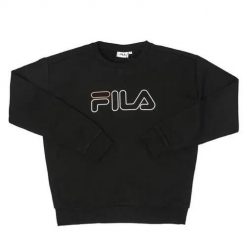 Bluza sportowa męska Fila Sitges. Czarne bluzy bez kaptura Fila, m, bez wzorów, bez kaptura. Za 213.00 zł.