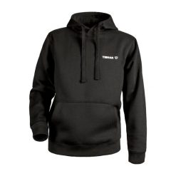 Bluza z kapturem Tibhar Nero. Czarne bluzy z kapturem TIBHAR, l, bez wzorów, z bawełny, z kapturem. Za 333.00 zł.