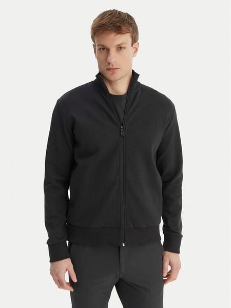 BOSS Bluza Skaz 50555496 Granatowy Regular Fit. Niebieskie bluzy Boss, m, bez wzorów, z bawełny, bez kaptura. Za 669.99 zł.