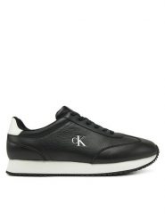 Calvin Klein Jeans Sneakersy Runner Laceup Tc YM0YM01187 Czarny. Czarne buty sportowe casual Calvin Klein Jeans, bez wzorów, z jeansu, bez zapięcia. Za 299.99 zł.