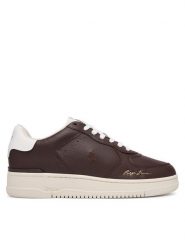 Polo Ralph Lauren Sneakersy 809P13086003 Brązowy. Brązowe buty sportowe casual Polo Ralph Lauren, bez wzorów, ze skóry, bez zapięcia. Za 689.99 zł.