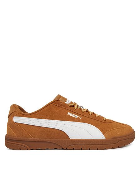 Puma Sneakersy 40717204 Brązowy. Brązowe buty sportowe casual Puma, bez wzorów, ze skóry, bez zapięcia. Za 299.99 zł.