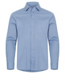 Clique Stretch Shirt L/S – koszula stretch z długim rękawem, regular fit –. Niebieskie koszule CLIQUE, l, bez wzorów, z bawełny, bez kołnierzyka, bez ramiączek. Za 188.92 zł.