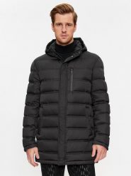 KARL LAGERFELD Kurtka puchowa 505028 534593 Czarny Regular Fit. Czarne kurtki KARL LAGERFELD, m, bez wzorów, z puchu, bez kaptura. Za 1,969.00 zł.