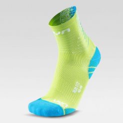 Skarpety do biegania męskie Uyn Run Fit Socks Lime / Blue. Zielone skarpety UYN, bez wzorów. Za 69.99 zł.