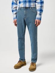 Wrangler Dżinsy "Greensboro" - Regular fit - w kolorze niebieskim rozmiar: W42/L32. Niebieskie jeansy Wrangler, l. Za 204.95 zł.