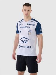 4F Koszulka meczowa replika domowa z sezonu 2024/25 męska 4F x PGE Projekt Warszawa - multikolor S. T-shirty 4F, m, bez wzorów, z dzianiny, bez kołnierzyka, bez ramiączek. Za 189.99 zł.