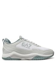 EA7 Emporio Armani Sneakersy X8X155 XK358 T582 Szary. Szare buty sportowe casual EA7 Emporio Armani, bez wzorów, z materiału, bez zapięcia. Za 1,029.00 zł.
