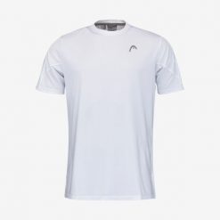 Koszulka z krótkim rękawem męska CLUB 22 Tech. Białe t-shirty sportowe Head, bez wzorów, z materiału, bez ramiączek, tenisowe. W wyprzedaży za 115.50 zł.