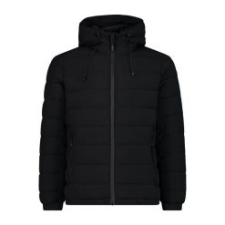 Kurtka z kapturem CMP. Czarne kurtki narciarskie i snowboardowe CMP, bez wzorów, z puchu, narciarskie. Za 529.00 zł.
