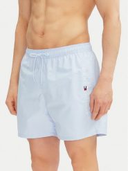 Tommy Hilfiger Szorty kąpielowe UM0UM03258 Błękitny Regular Fit. Niebieskie kąpielówki Tommy Hilfiger, l, bez wzorów, z syntetyku. Za 189.99 zł.