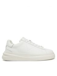 Guess Sneakersy FMJLBA LEA12 Biały. Białe buty sportowe casual Guess, z aplikacjami, ze skóry, bez zapięcia. Za 349.99 zł.