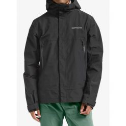 Kurtka przeciwdeszczowa męska Didriksons Grit Jacket 4. Czarne kurtki Didriksons, m, bez wzorów, bez kaptura. Za 637.99 zł.
