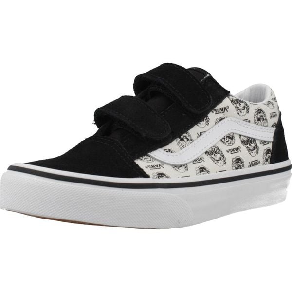 Buty VANS OLD SKOOL V SKULLS Czarny. Czarne buty turystyczne Vans, bez wzorów, ze skóry, bez zapięcia, trekkingowe, vans old skool. Za 204.99 zł.