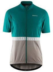 Craft Koszulka kolarska "Core Endur" w kolorze turkusowo-szarym rozmiar: XXL. Szare t-shirty sportowe Craft, bez wzorów, z materiału, bez ramiączek, rowerowe. Za 79.03 zł.