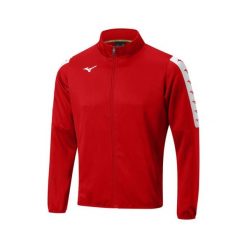 Kurtka Mizuno Nara Track. Czerwone kurtki Mizuno, m, bez wzorów, bez kaptura. Za 192.50 zł.