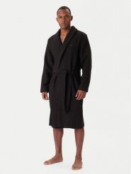 Tommy Hilfiger Szlafrok UM0UM03524 Czarny. Czarne szlafroki Tommy Hilfiger, m, bez wzorów, z bawełny, bez ramiączek, bez kaptura. Za 469.99 zł.